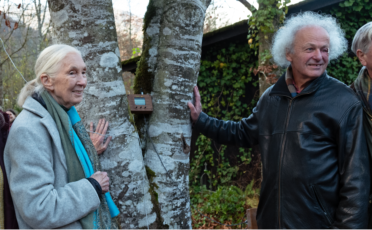 Jane Goodall und Maximilian Moser
